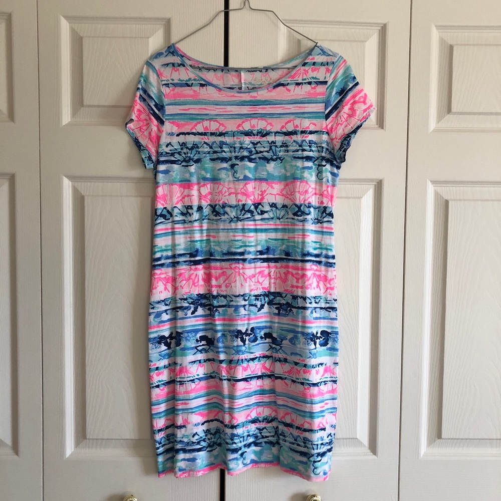 Lily Pulitzer Short Sleeve Marlowe Dress Multi S